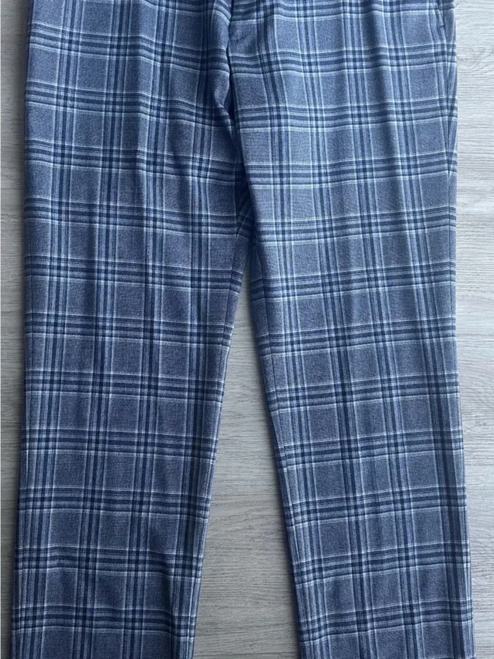 Tommy Hilfiger Blue Plaid Suit Blazer & Trousers